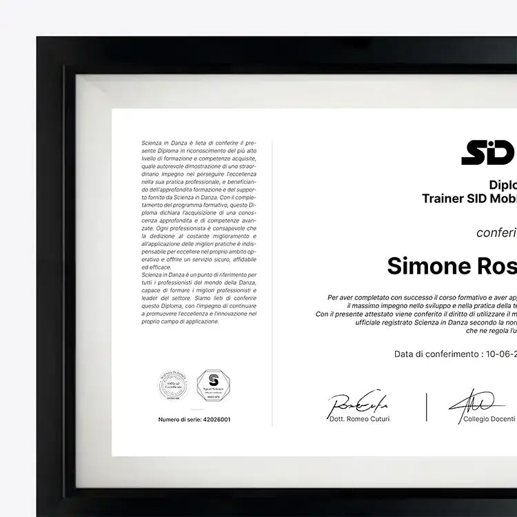 Diploma Trainer SID Mobility